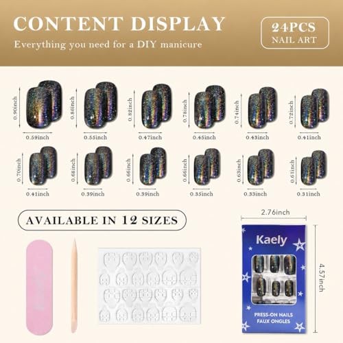 24 Ounce Black Chrome – Medium Square-01 – 24Pcs – Black Colorful