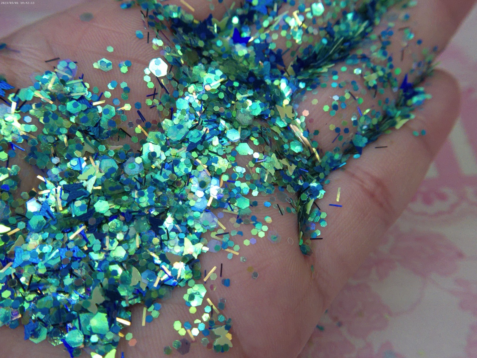 15 bags Glitter mixes for nail art Bundle