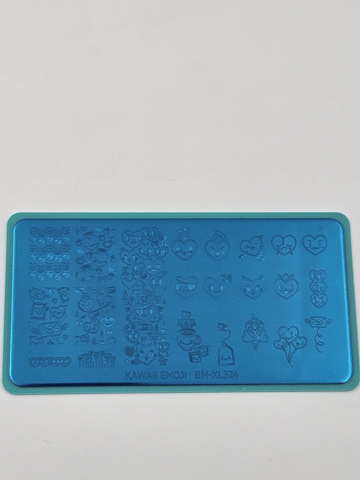 Maniology Bundle Monster BM-XL324 Kawaii Emoji Heart Valentines Nail Stamp Plate