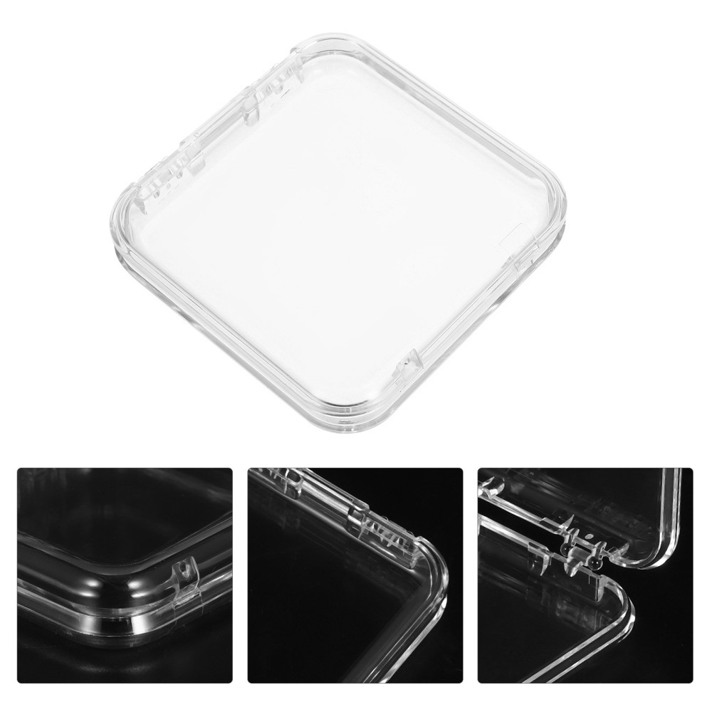 24 Pcs Clear Press on Nail Storage Box Tip Organizer Display Case