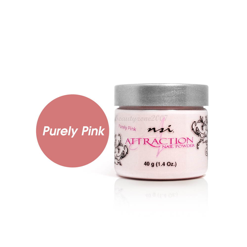 Nsi Attraction Nail Acrylic Powder – Purely Pink 1.4oz / 40g
