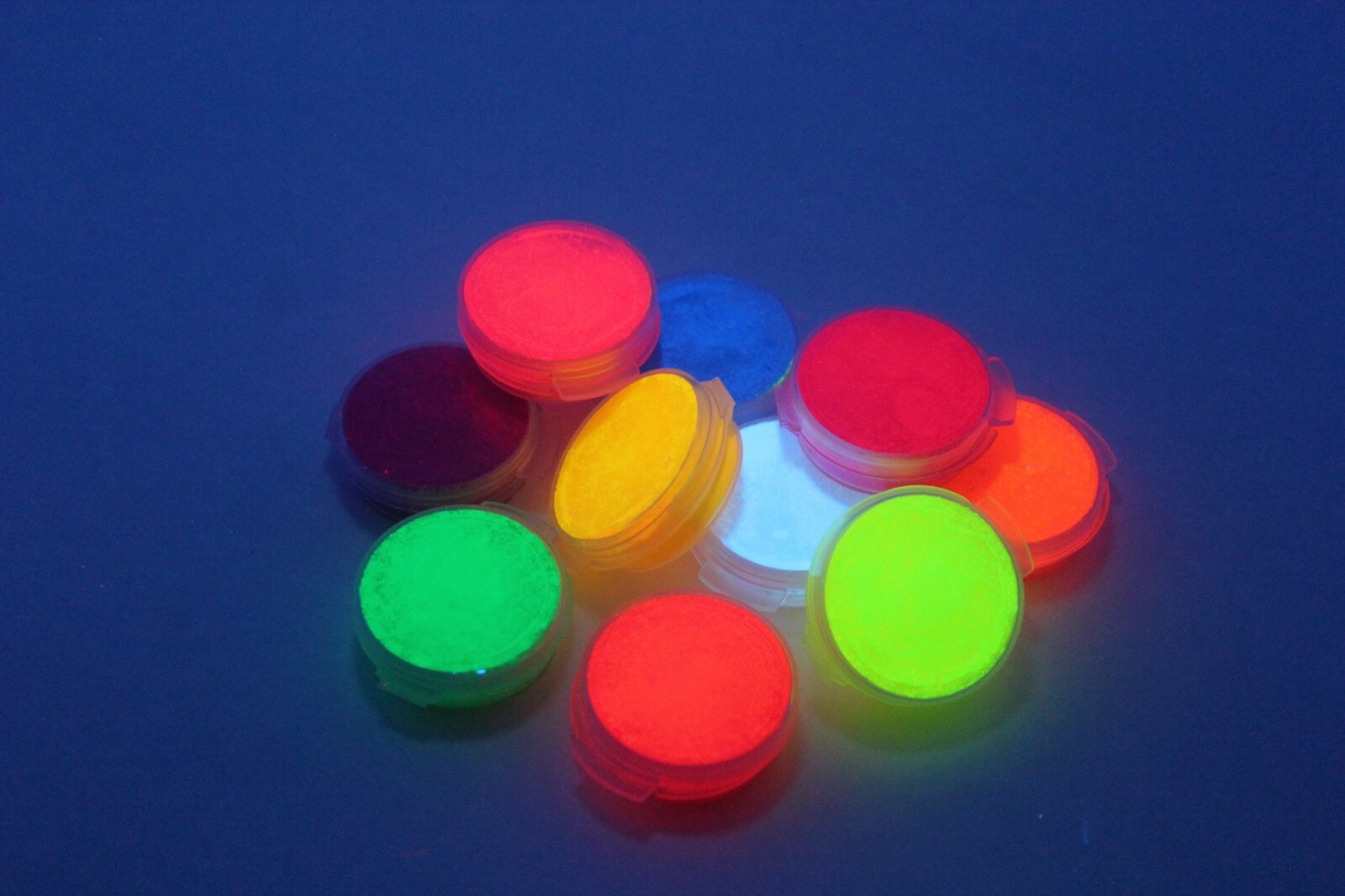 UV Neon NG Slime Goo Nail Art Powder 10 Color SAMPLE SET