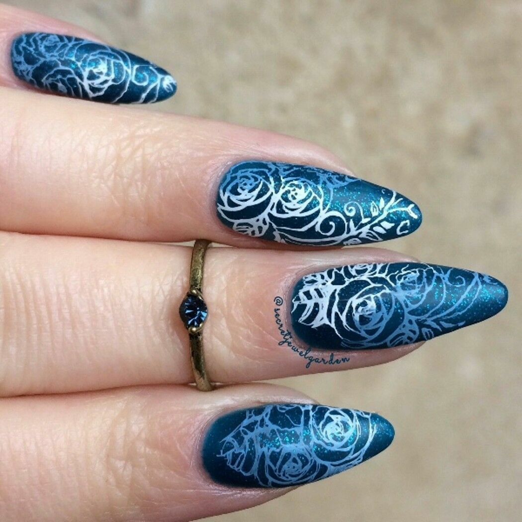 Nail Art Stamp Template Butterfly Flower Design DIY Manicure Image Plate BP-99