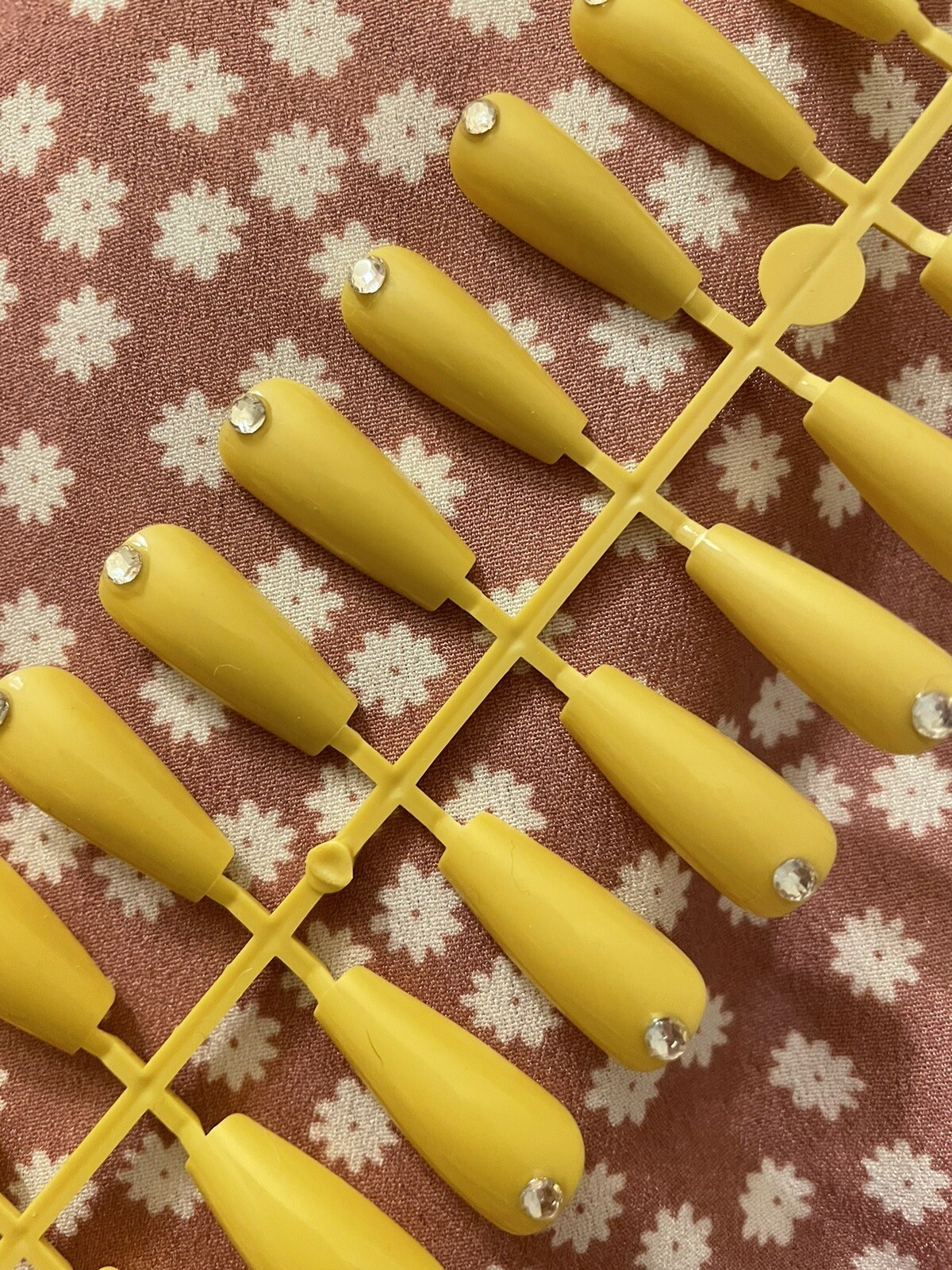 Yellow Ballerina Medium Press-Ons