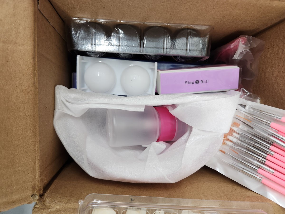 Acrylic Nail Art Kit for Beginners with U V Lamp and Drill