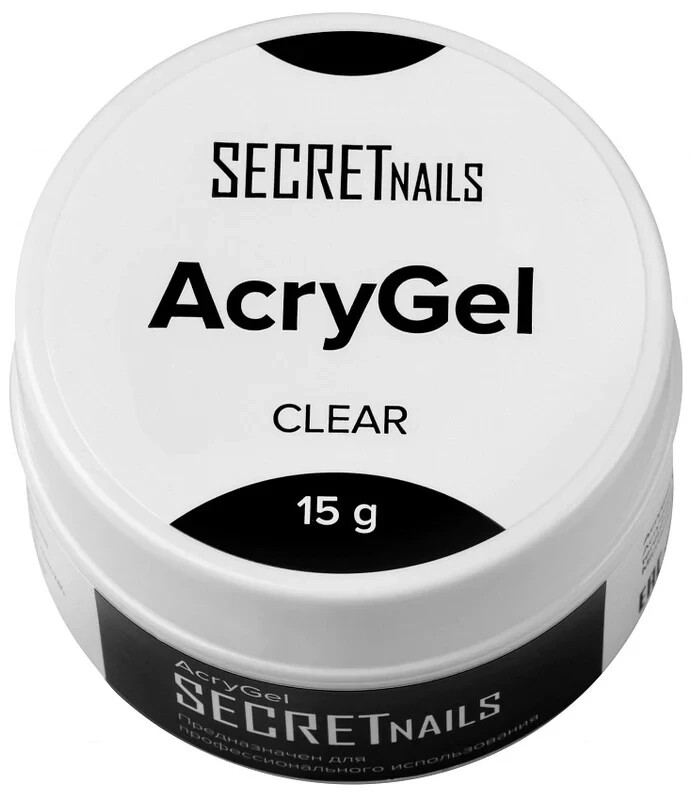 Secret Nails Acrygel Clear 15 g (Trаnsраrеnt PоІygеІ)