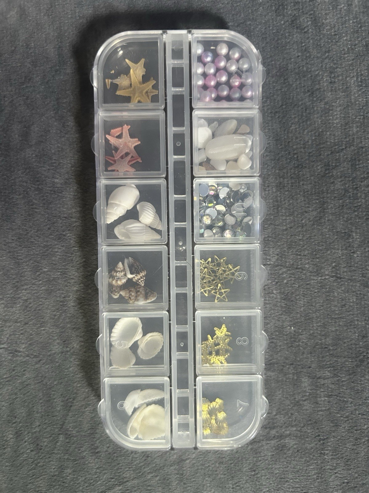 NEW 3D Nail Art Sea Pearls, Bubbles, Starfish, Stars, Seashells (Set of 3)