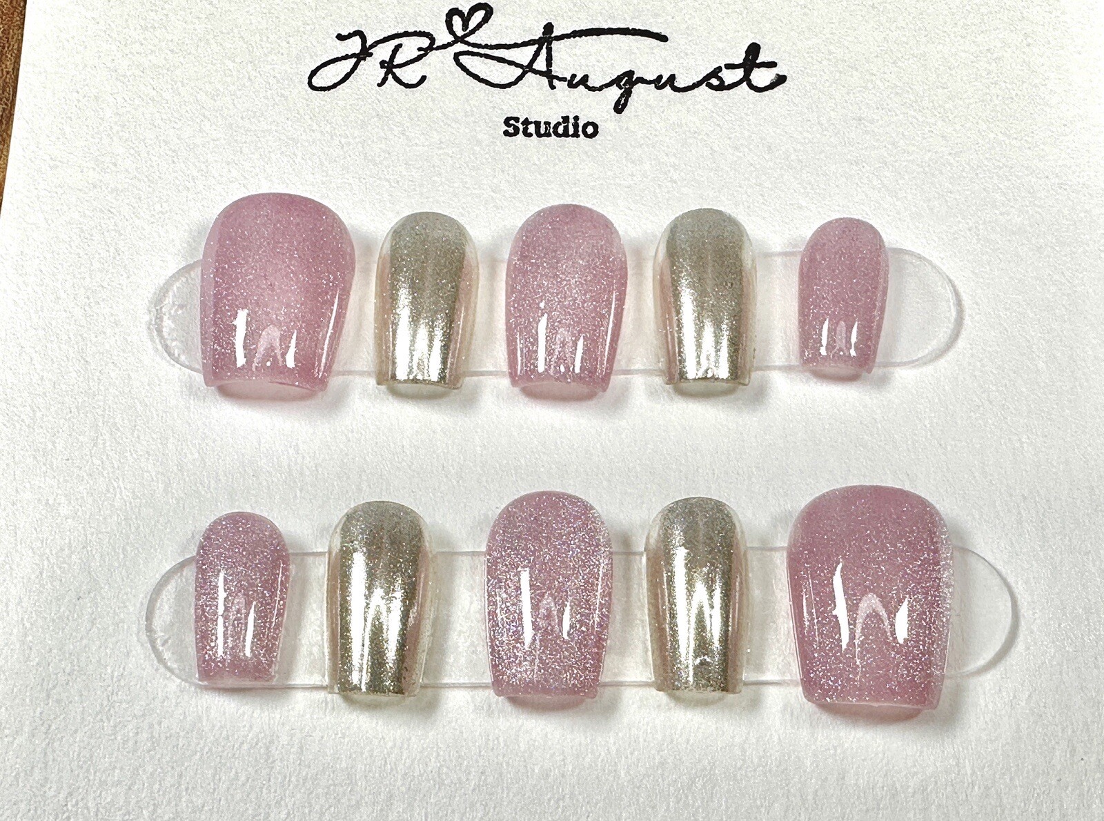press on nails handmade short sangria glaze Short Coffin XS S M L