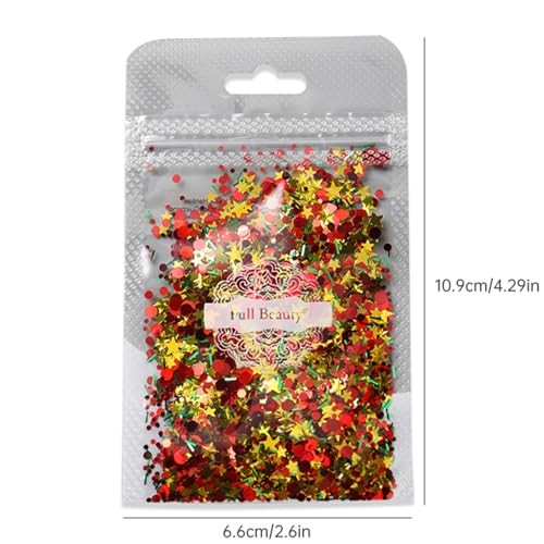 Christmas Glitter Nail Sequins Winter Nail Christmas Glitter Sequins 1876