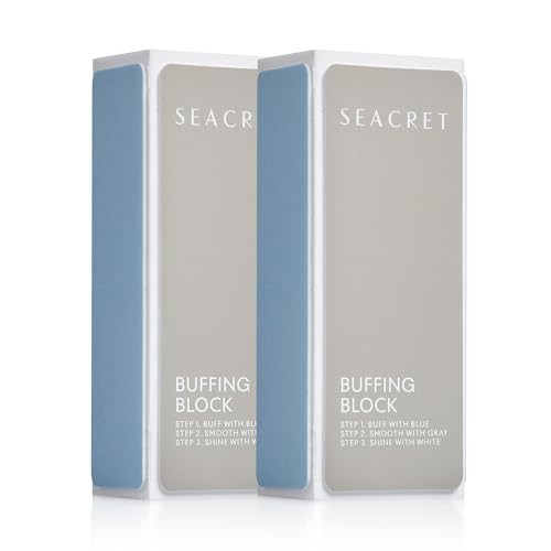 SEACRET – Professional Nail Buffing Block. 3 Ways Buffing Block The Secret for