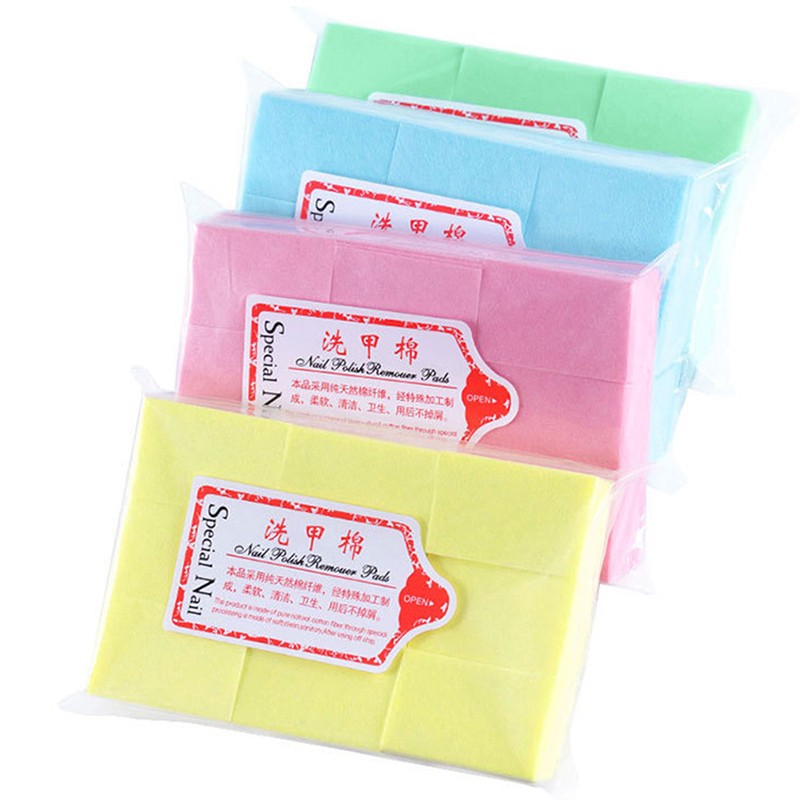 1000 Pcs Acrylic UV Gel Tips Cotton Nail Polish Remover Cleaner Wipes Lint F-y-