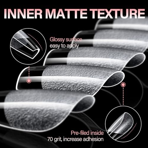Extra Short Coffin Nail Tips – 15 Sizes 240pcs Half 240PCS-Extra Short Coffin