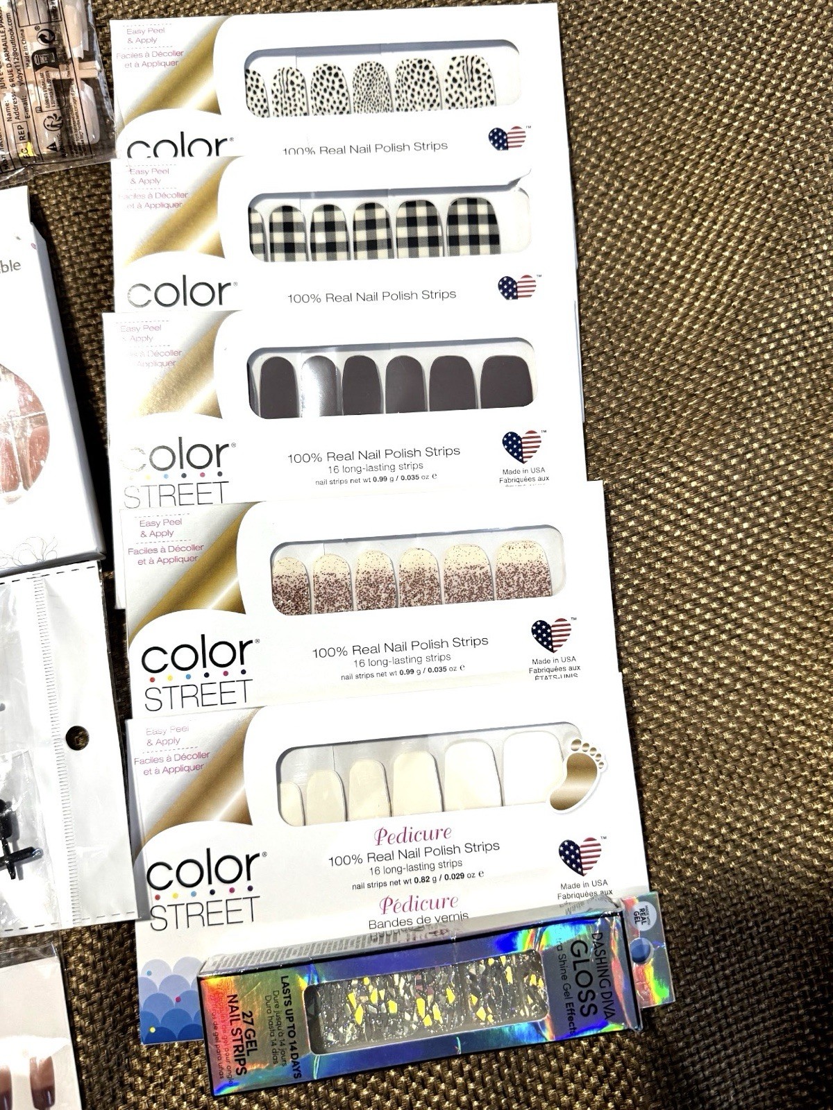 Bundle Of 18 Nails And Street Color