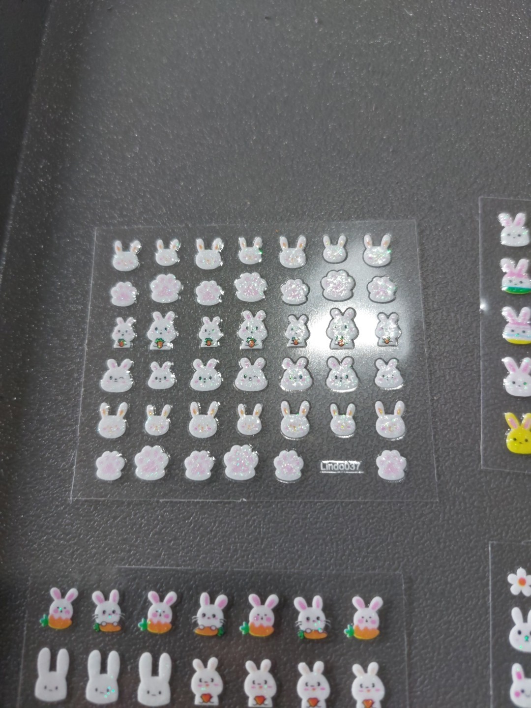 10 Small Sheets Of Nail Art Stickers (D130) New