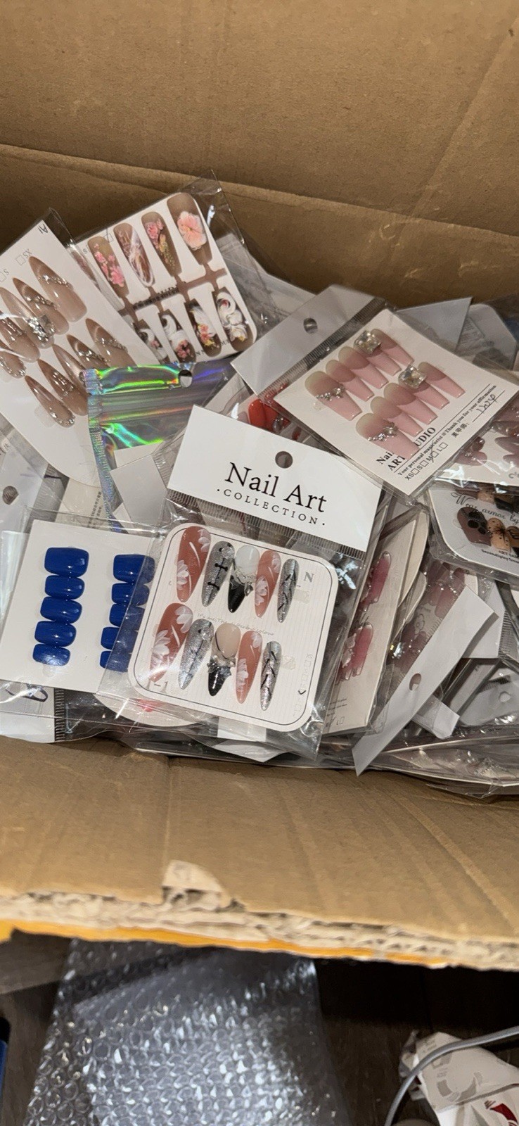 Press On Nails Reusable Full Cover Glue On Acrylic Nails Short Long Coffin Alm