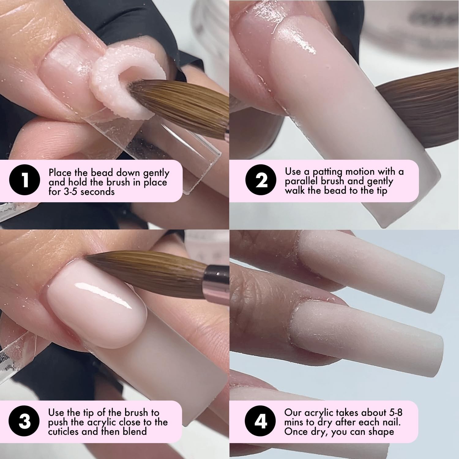 MakarttPro Kolinsky Acrylic Nail Brush Size 10 – 100% Pure Kolinsky Hair N