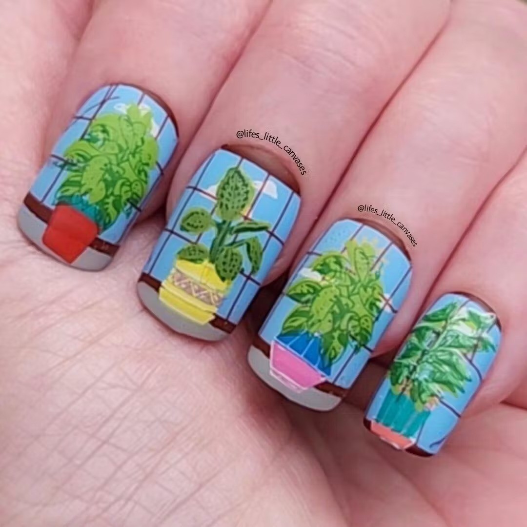 Plant Lover: Lush Living (MXM086) – Nail Stamping Plate