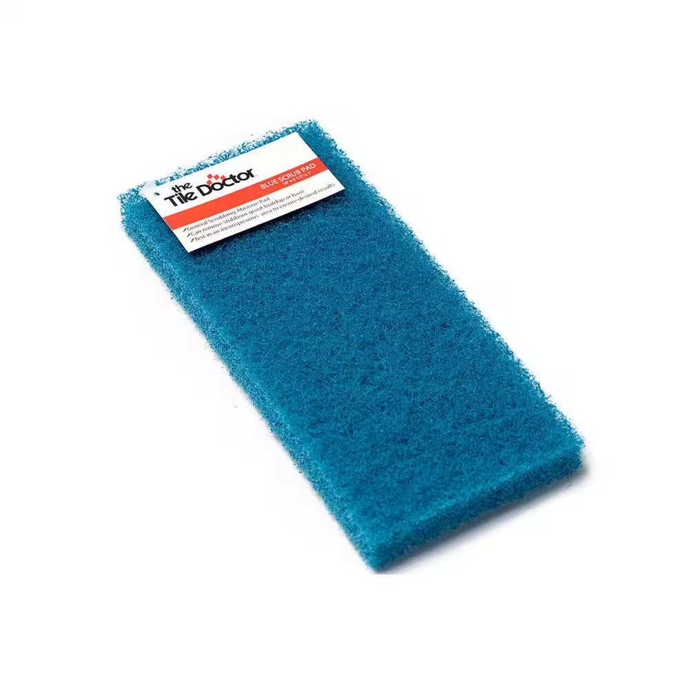 10 In. X 4.5 In. X 1 In. Medium Duty Blue Water Based Latex Resins Maximum Scrub