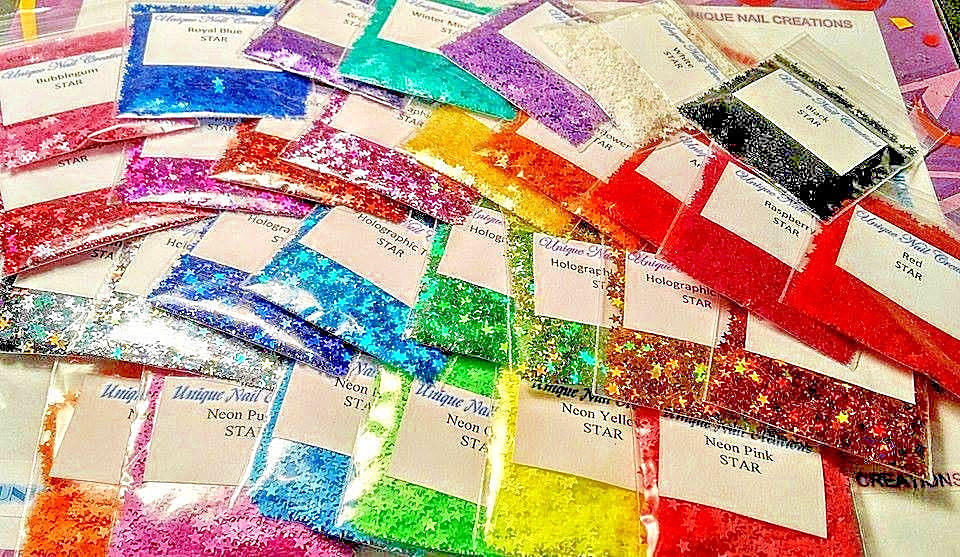 STAR Glitter⭐U Choose Color~Nail Art•Acrylic•Gel•Body Art•Face•Festival•Crafts