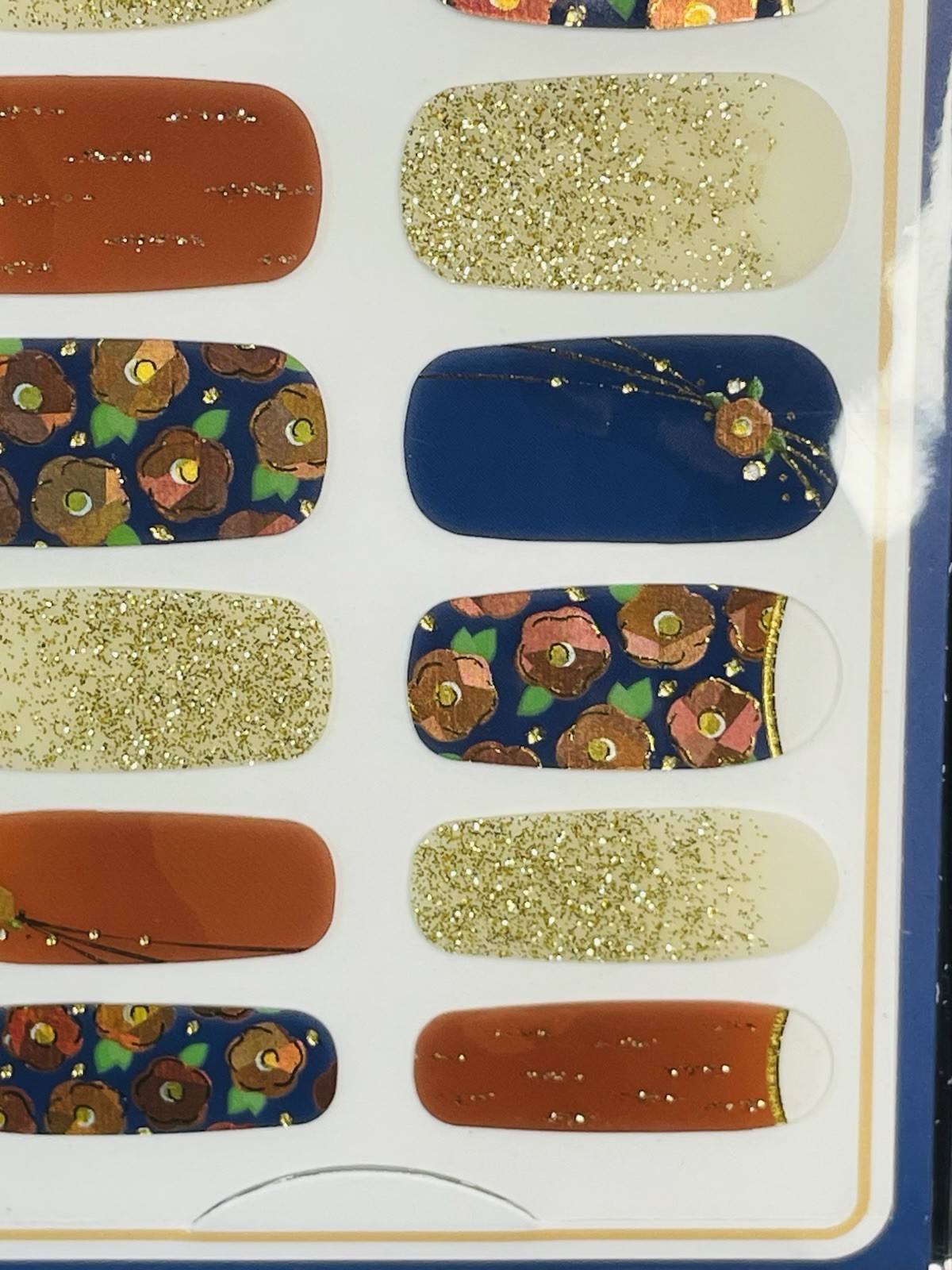 Japanese Gel Nail Sticker Set ×4 | Summer Floral & Goldfish Designs