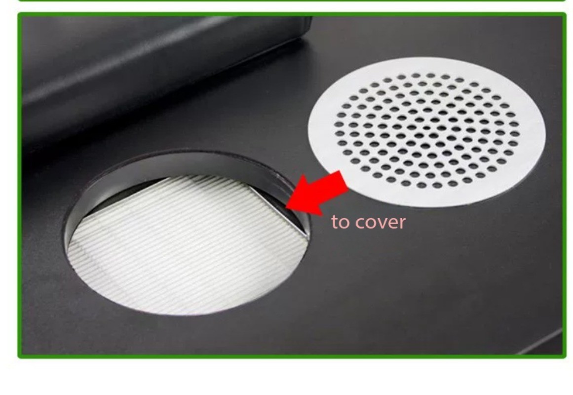 Nail Salon Vacuum Cleaner Desktop Built-in Vacuum Cleaner Turbo Dual-Fan Filter