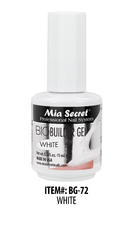 Mia Secret Professional Nail System BIO BUILDER GEL 0.5 oz – Select Your Color