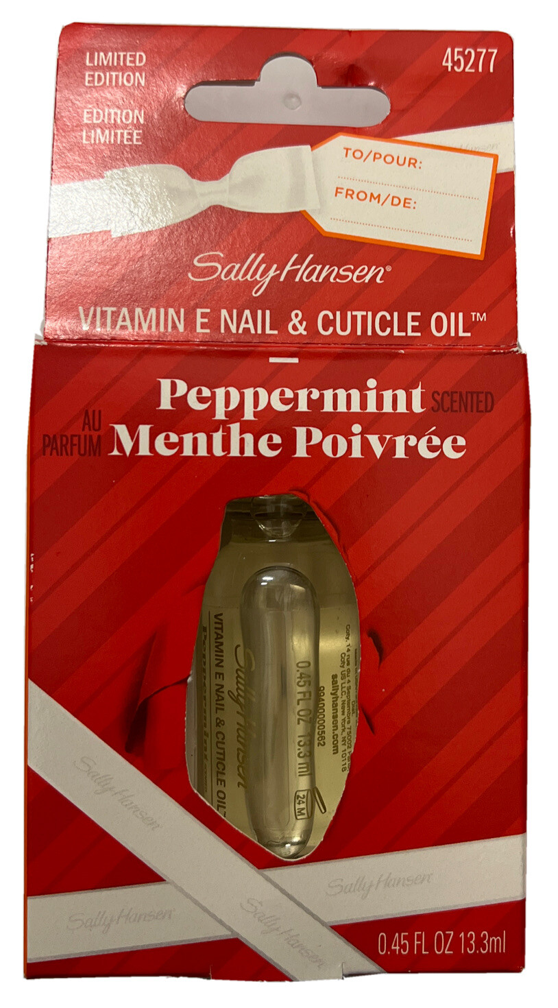 Sally Hansen Vitamin E Nail & Cuticle Oil Peppermint #45277 Limited Edition