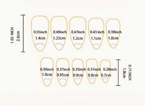 24 Pcs Press-On Nail Long Stiletto Glossy – Black Ombre Nails