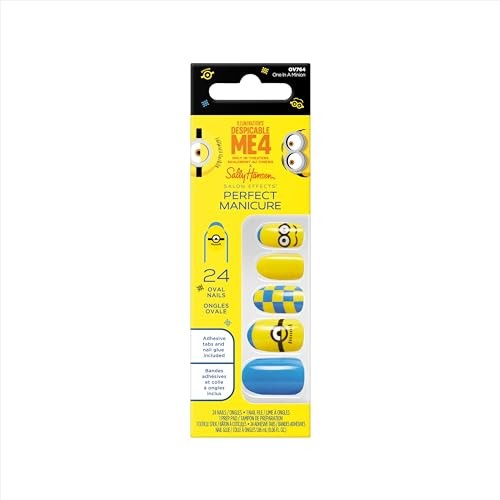 Sally Hansen Perfect Manicure Press-On Nails Despicable Me – One in a Minion