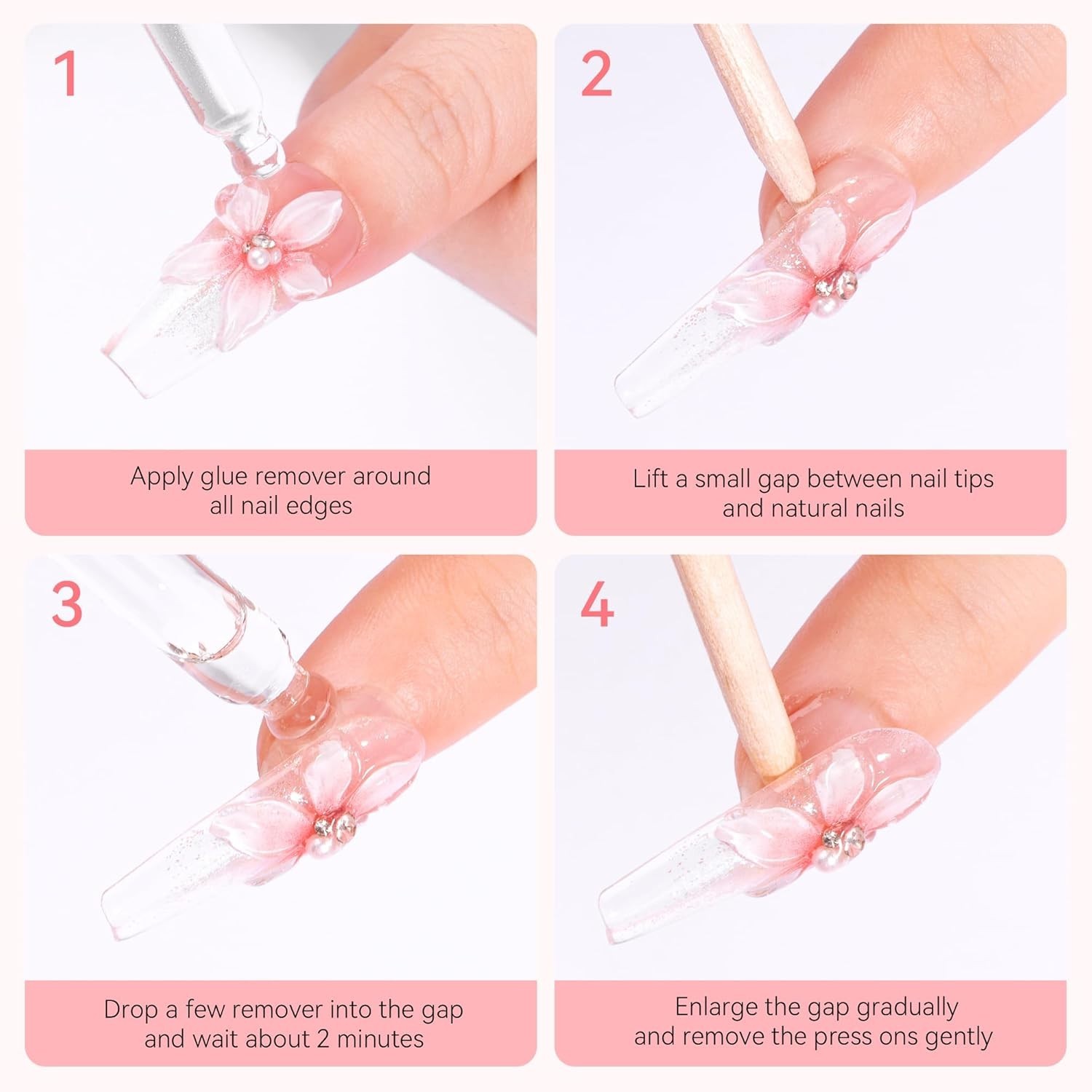 Makartt Hema-Free Press on Nail Glue Remover: Updated Formula with Vitamin E | G