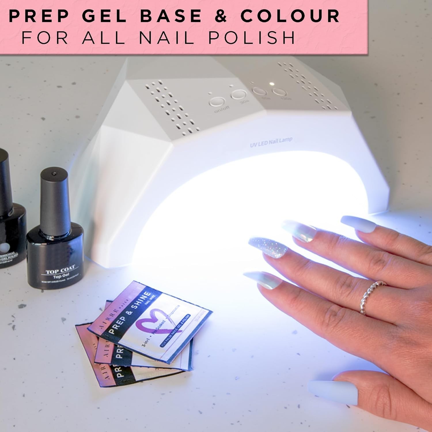 Essential 50-Count Nail Prep Wipes – Alcohol Formula for Smooth Gel Application