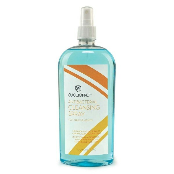Cuccio Pro Antibacterial Cleansing Spray For Nails & Hands – 16 Fl.oz (473 ml)