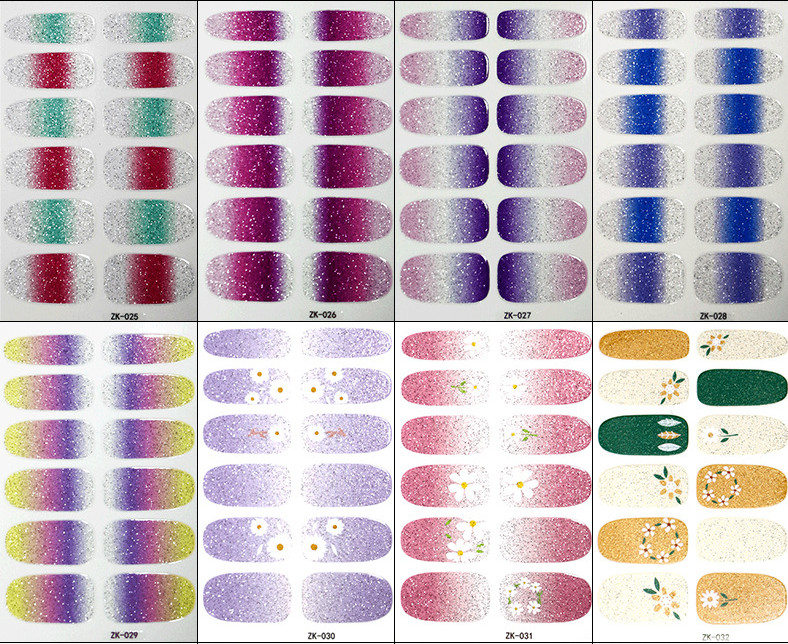 Nail Art Stickers Self Adhesive Polish Wraps Full Cover Beauty Nail Sticker NS29