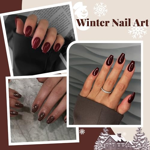 Matte Black Short Coffin Press on Nails Medium Coffin Nails coffin mat black