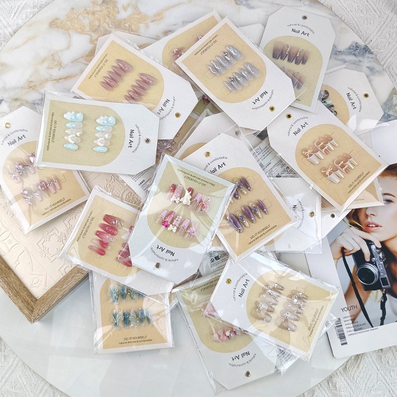 30 Pieces of Pure Handmade Nail Press Mix – Various Design Nail Art