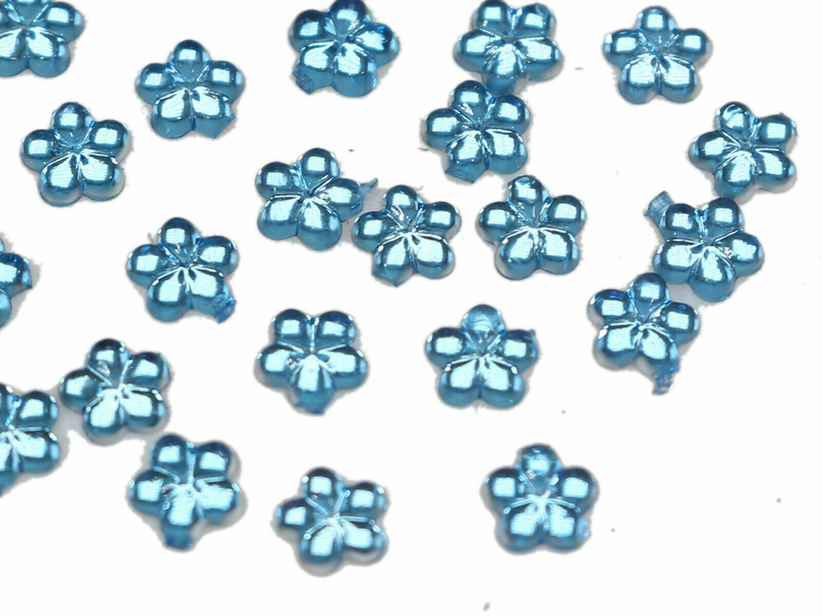 1000 Acrylic FlatBack Mini Flower Rhinestones Gems 4mm Nail Art Tips