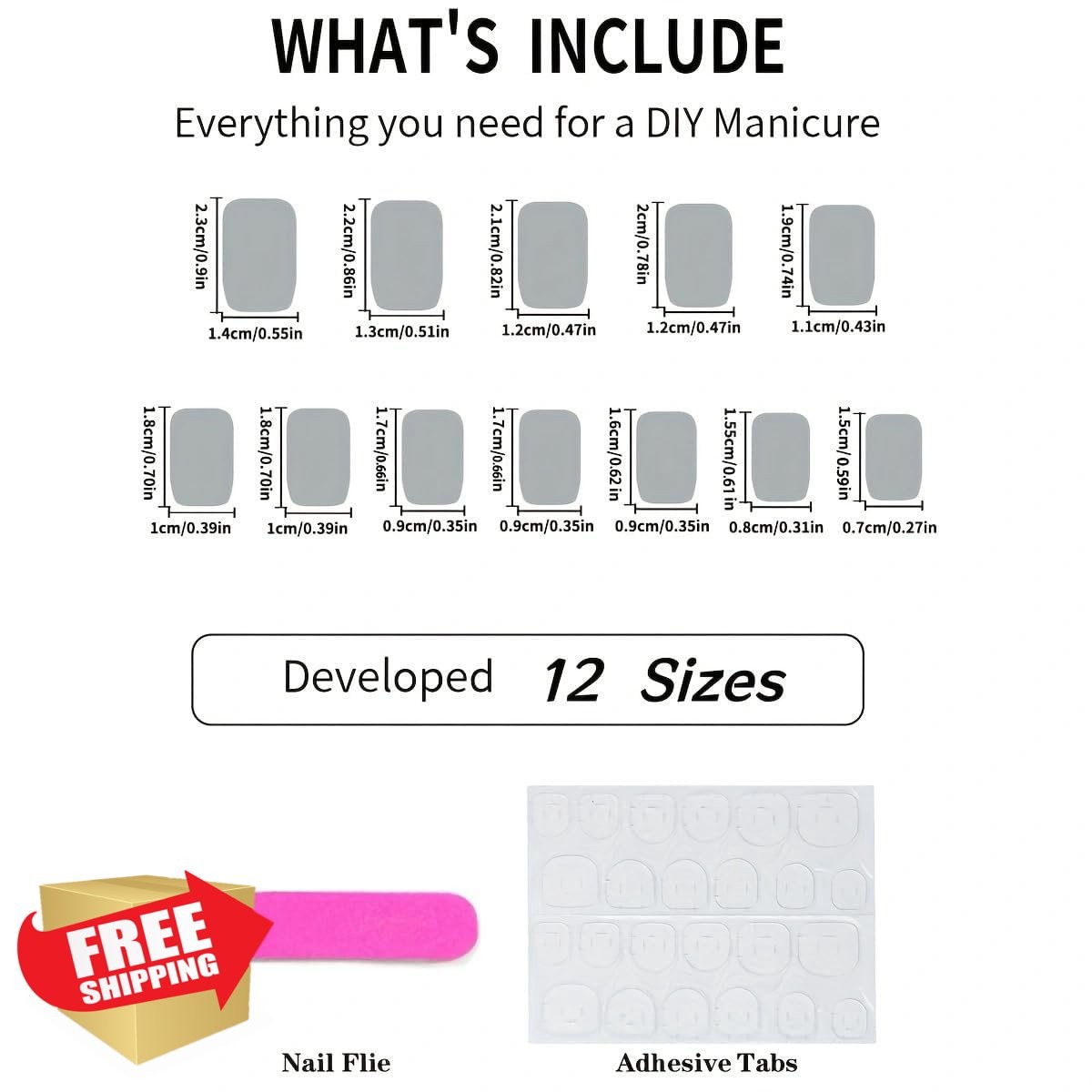 plalely Blue Turtle Print Square Press on Nails 24pcs