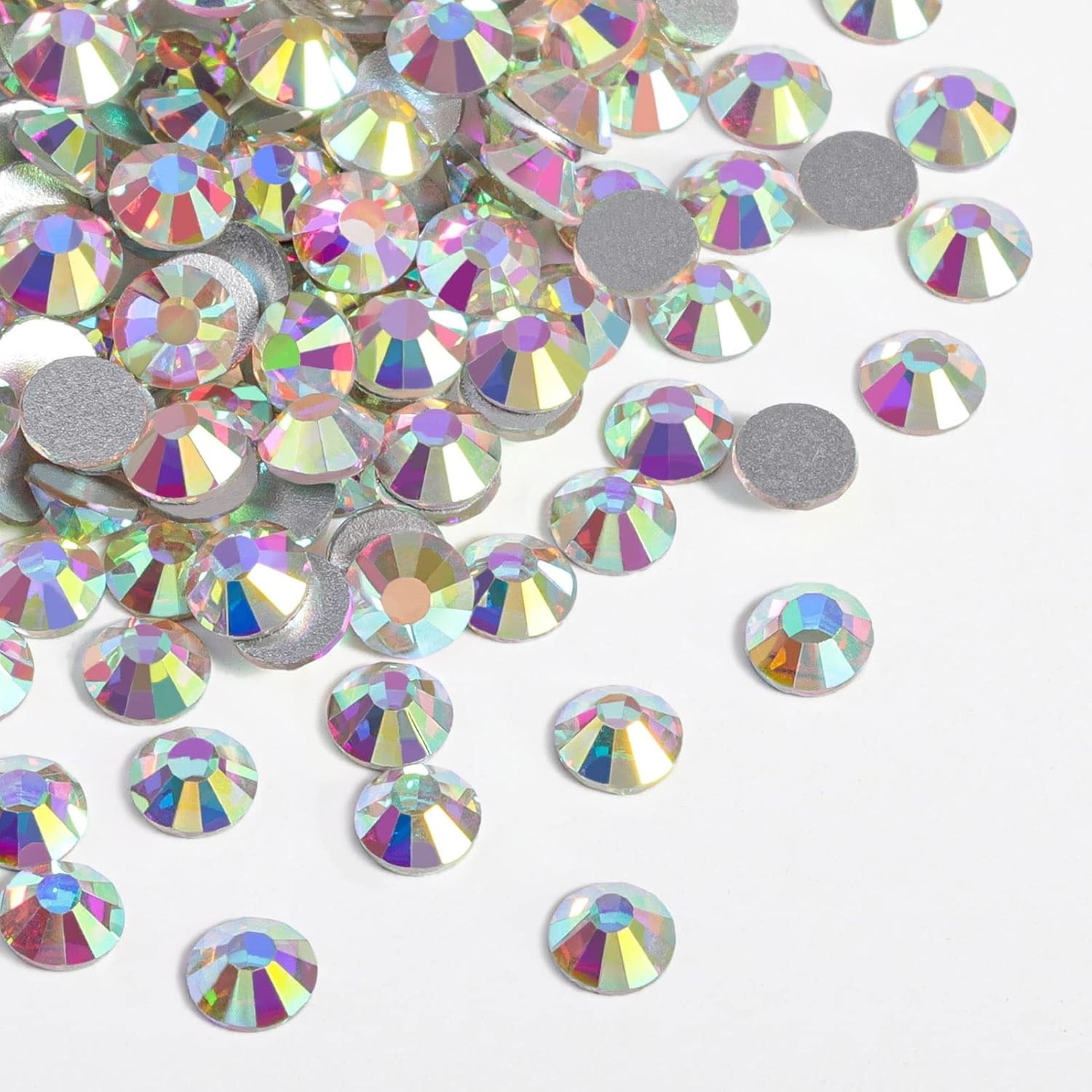 Versatile 1440 Pcs SS10 Crystal AB Rhinestones for DIY Crafts and Nail Art