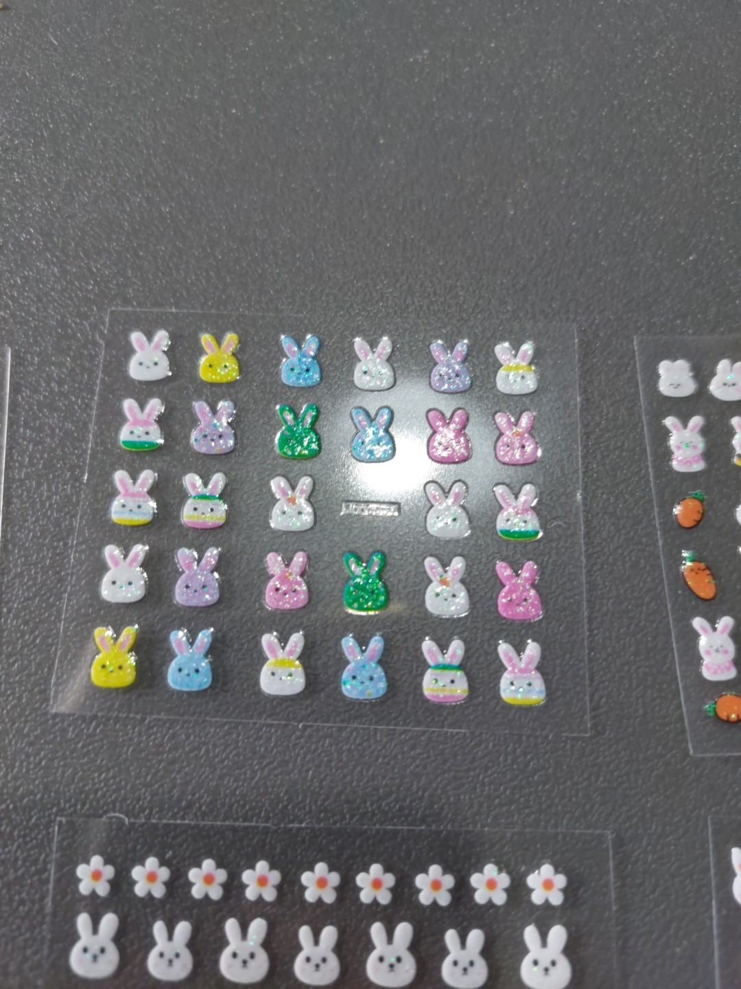 10 Small Sheets Of Nail Art Stickers (D130) New