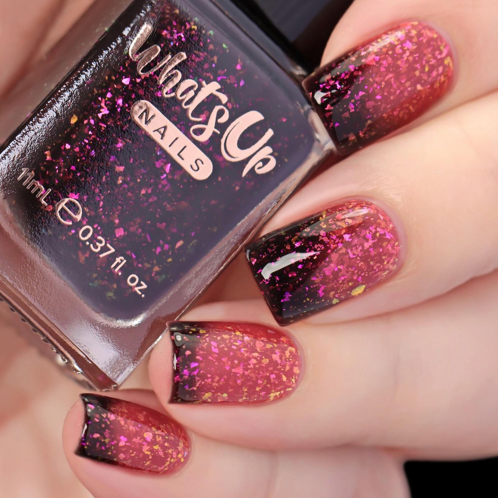 Pump the Rakes Regular Polish (Thermal Orangie Pink/Brown), Polish for Nail Art