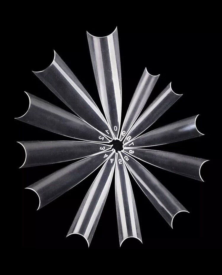 (5000 Nail Tips) Extra Long Stiletto False Nail Tips Acrylic / Easy Coffin Shape
