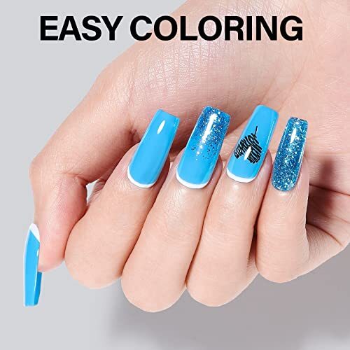 Medium Square Nail Tips – Upgraded Matte Soft Gel Full Cover 240-Medium square