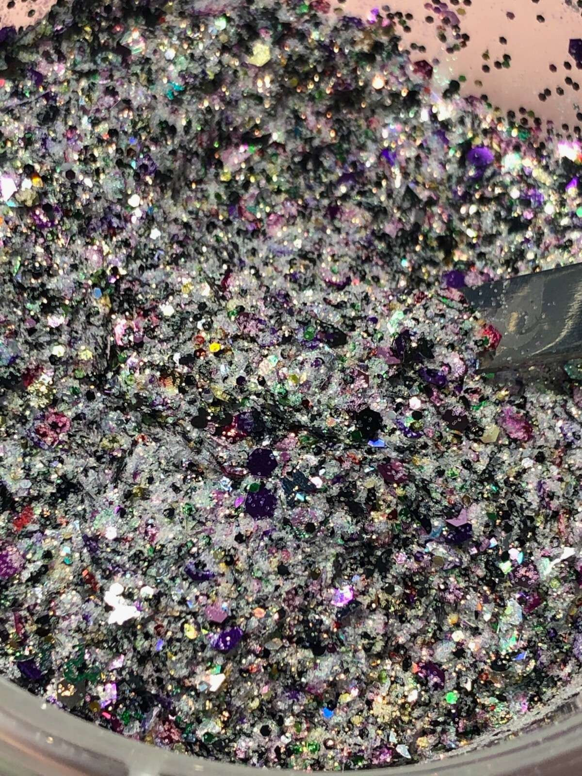 Limited Edition Glitter Mix Butterfly In SNOW acrylic-gel-nail-art USA seller M1
