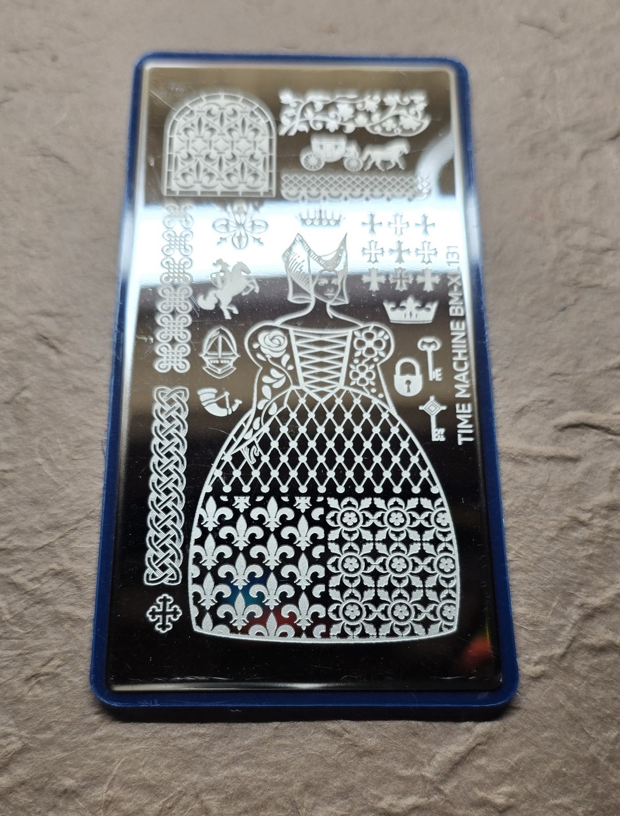 HTF Maniology Bundle Monster Time Machine BM-XL131 Ball Party Nail Stamp Plate