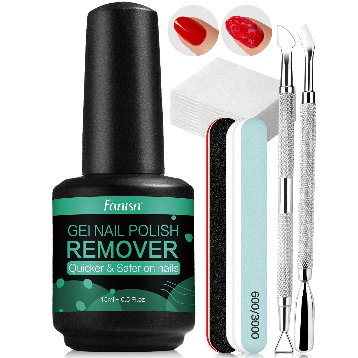 Gel Nail Polish Remover Kit with Tools