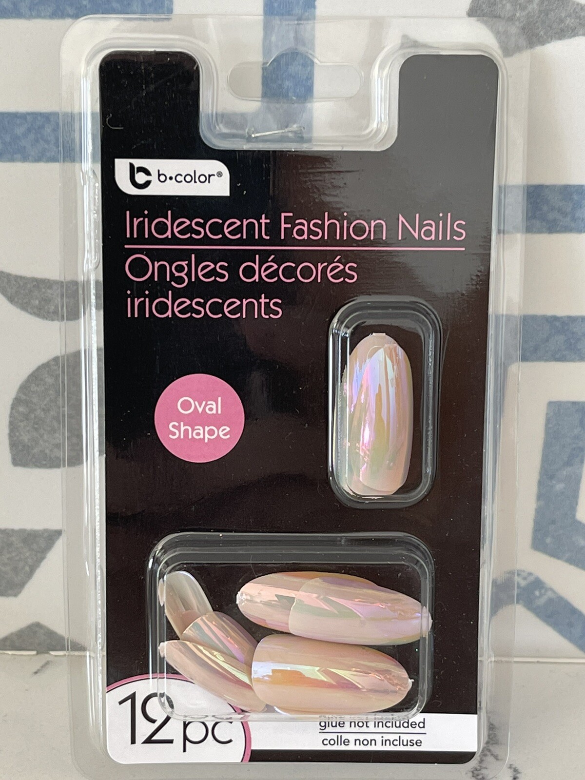 Metallic and Iridescent Fashion Nails Lot Of 7 Stiletto and Oval Shape New! 72pc