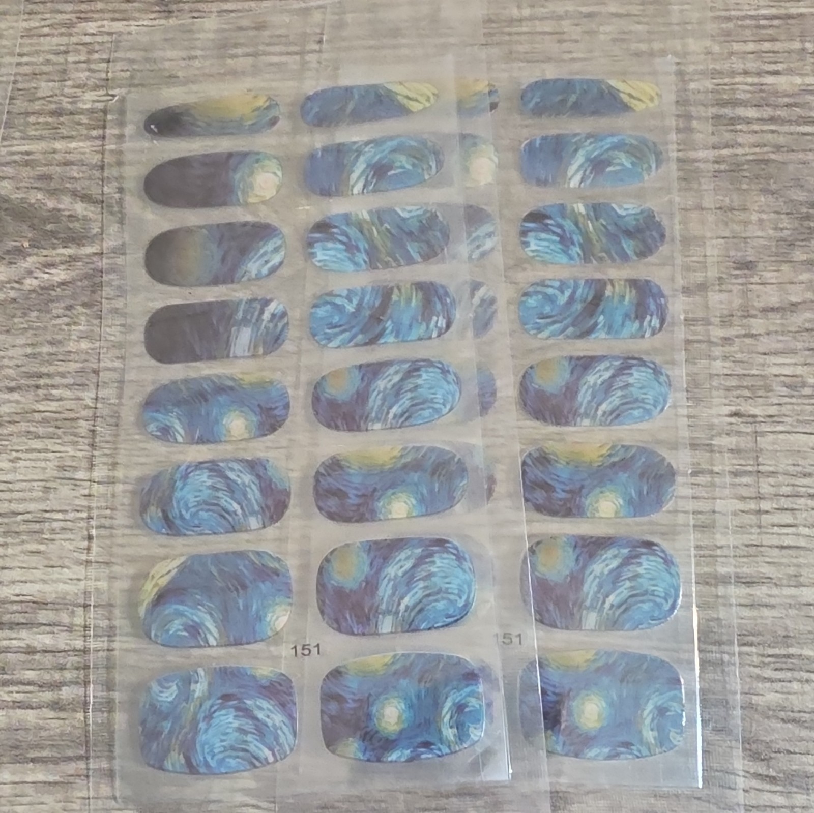 Nail Press On Gel Manicure Lot Of 9