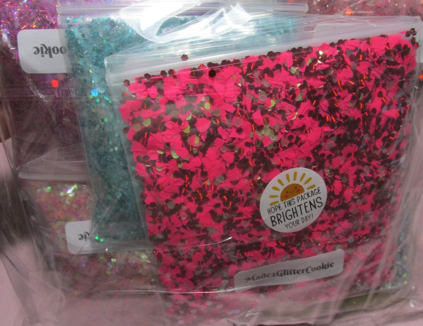 15 bags Glitter mixes for nail art Bundle
