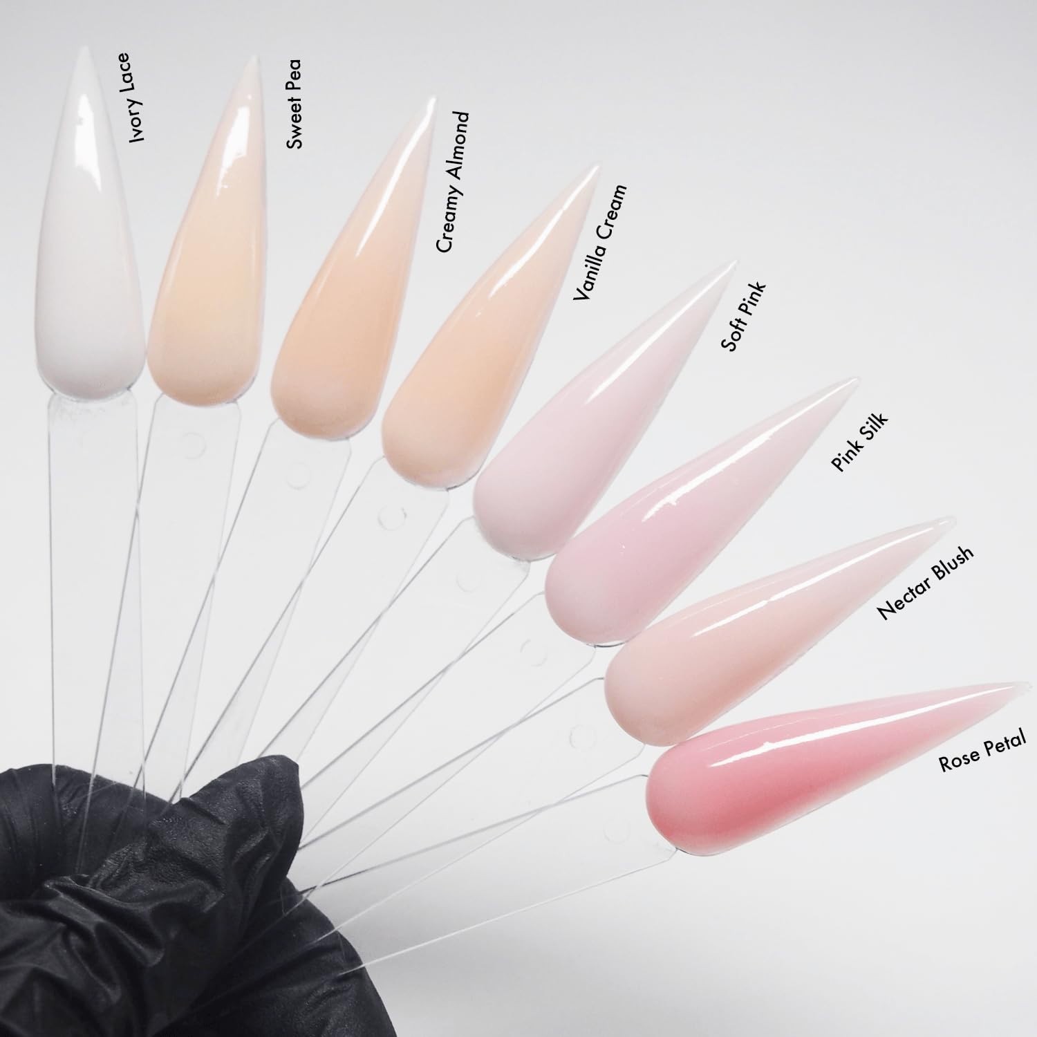 Long-Lasting Acrylic Powder Collection, 8 Colors
