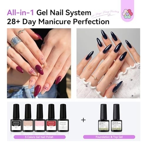 All-in-One Acrylic Nail Kit with 88W UV Lamp, Monomer, Gel Polish & Nail Drill